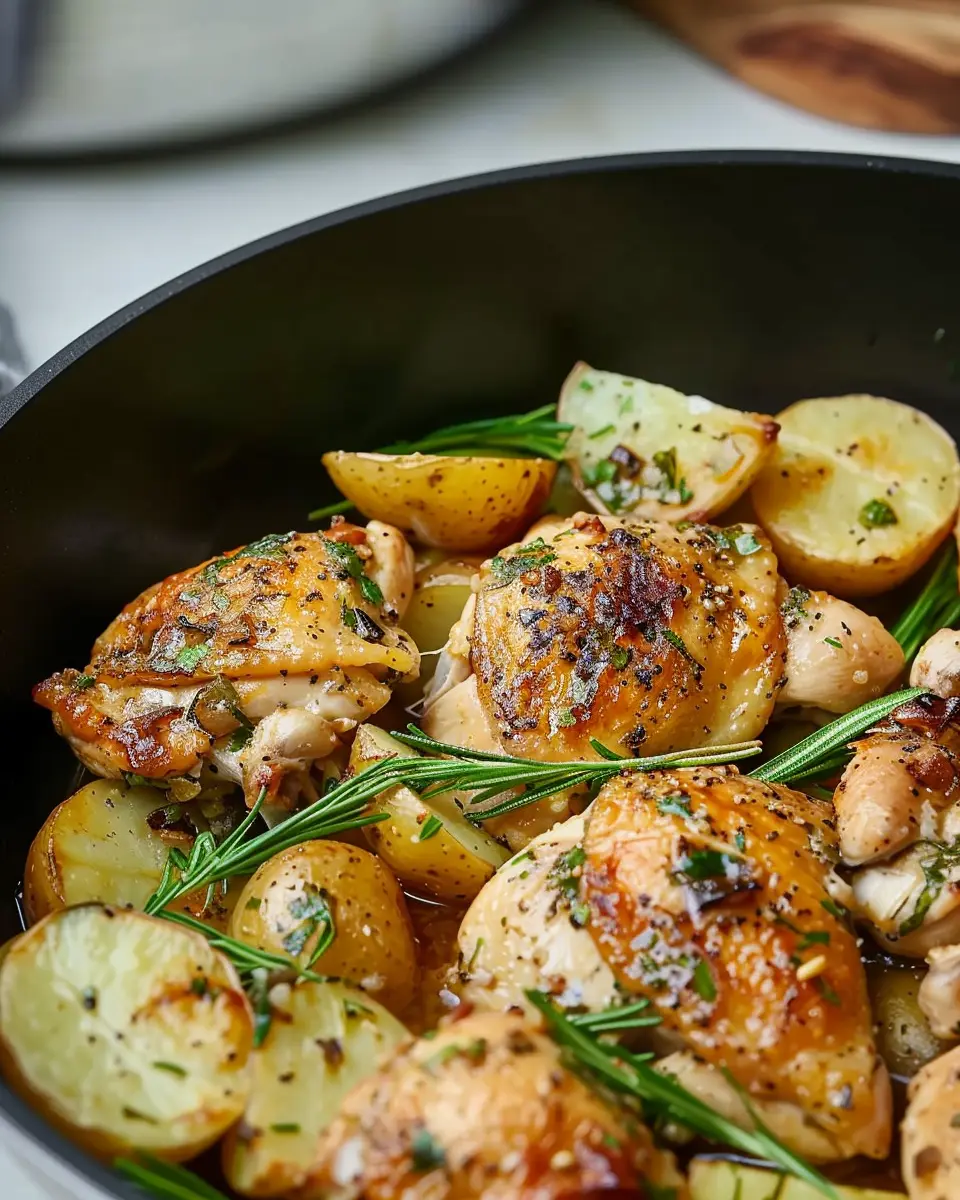 Slow Cooker Parmesan Garlic Chicken and Potatoes: Easy Comfort Meal