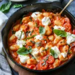 Creamy Tomato Gnocchi with Burrata