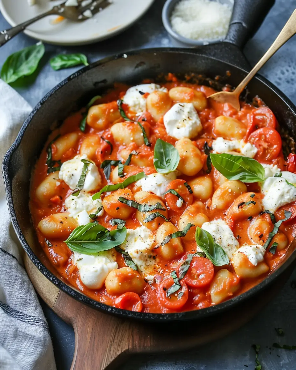 Creamy Tomato Gnocchi with Burrata: A Deliciously Indulgent Delight