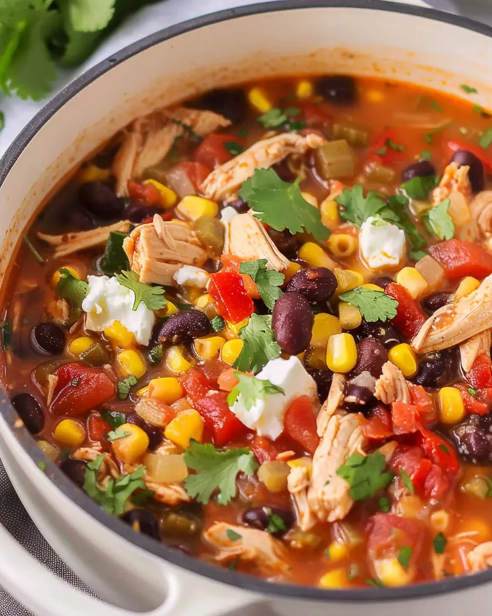 Easy Chicken Taco Soup: A Cozy Twist with Turkey Bacon Delight