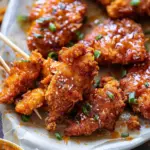 Baked Crunchy Hot Honey Chicken
