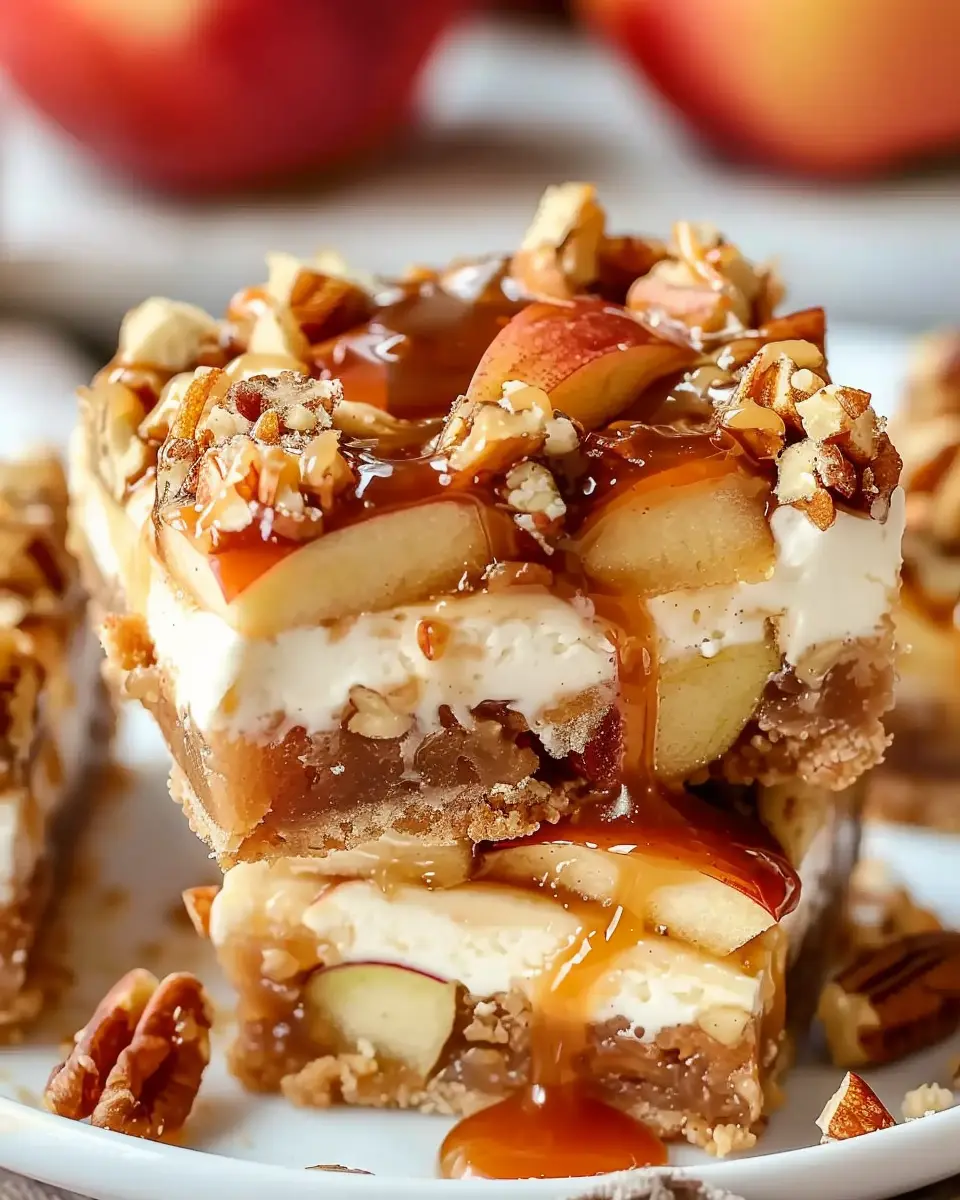 Caramel Apple Cheesecake Bars: The Best Homemade Indulgence