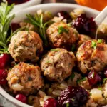 Turkey & Stuffing Meatballs