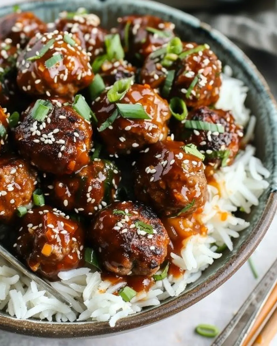 Easy Mongolian Meatballs: Juicy Flavor with Turkey Bacon Twist
