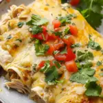 Quick and Easy Green Chile Chicken Enchilada Casserole