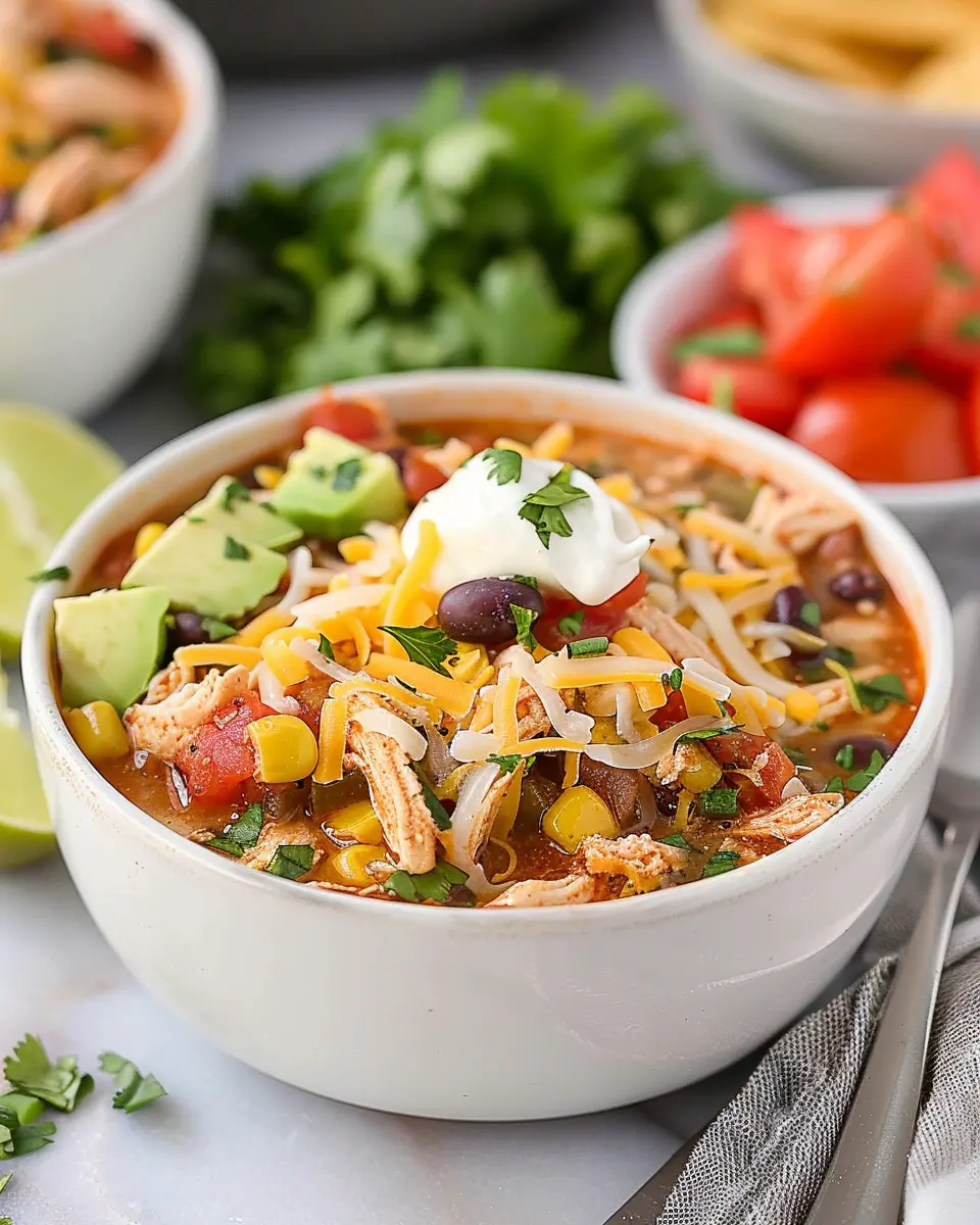 Easy Chicken Taco Soup: The Best Comfort Food for Cozy Nights