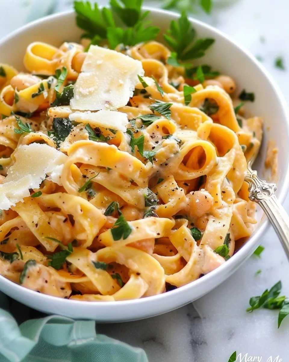 Creamy Marry Me Butter Bean Pasta with Turkey Bacon Delight