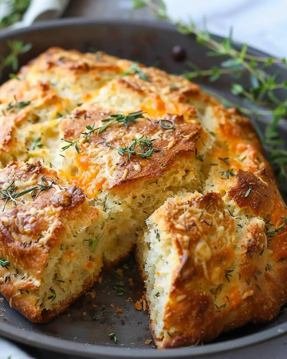 Garlic Cheddar Herb Irish Soda Bread: The Best Comfort Recipe