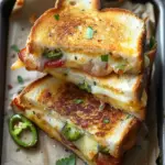 Roasted Jalapeno Popper Grilled Cheese