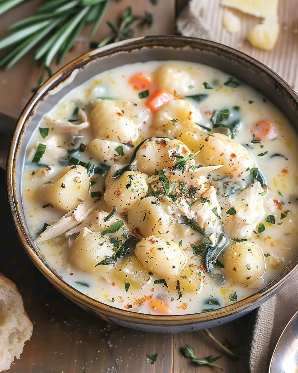 Creamy Chicken Gnocchi Soup: The Best Comfort Food Recipe