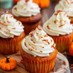 Pumpkin Cupcakes with Cream Cheese Frosting