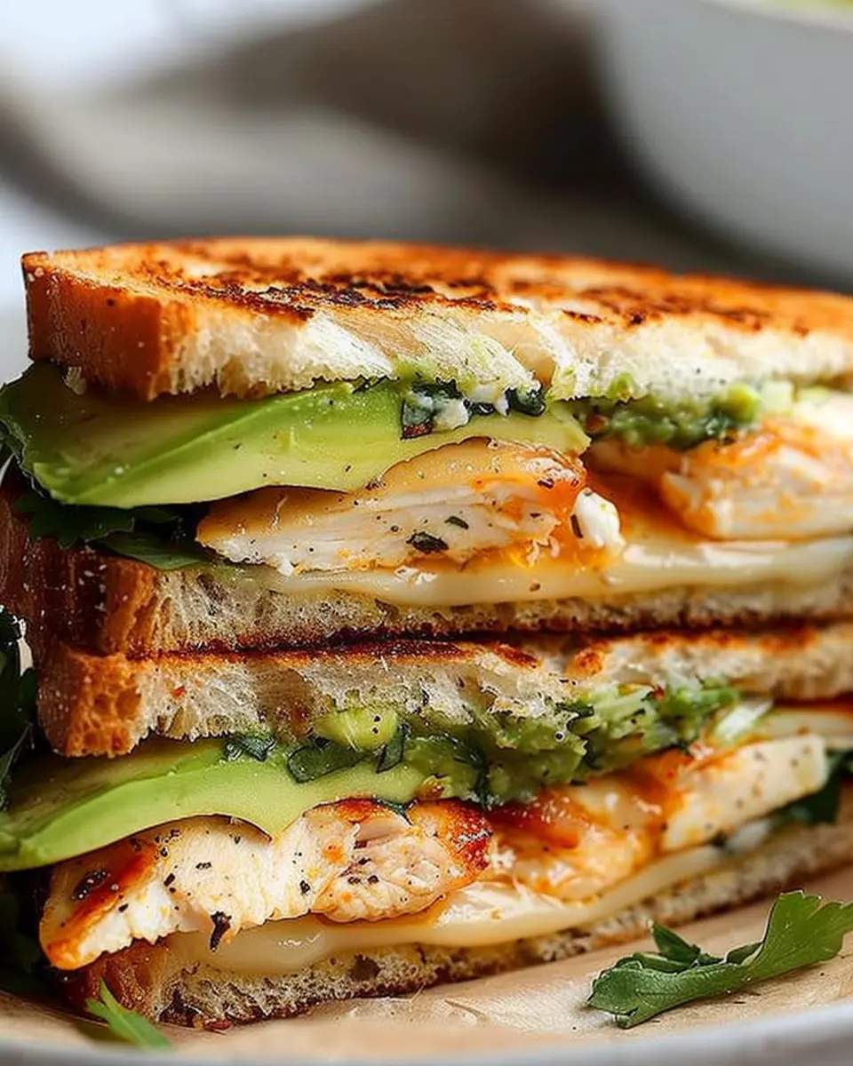 Chicken Avocado Melt Sandwich: Easy Comfort Food Delight