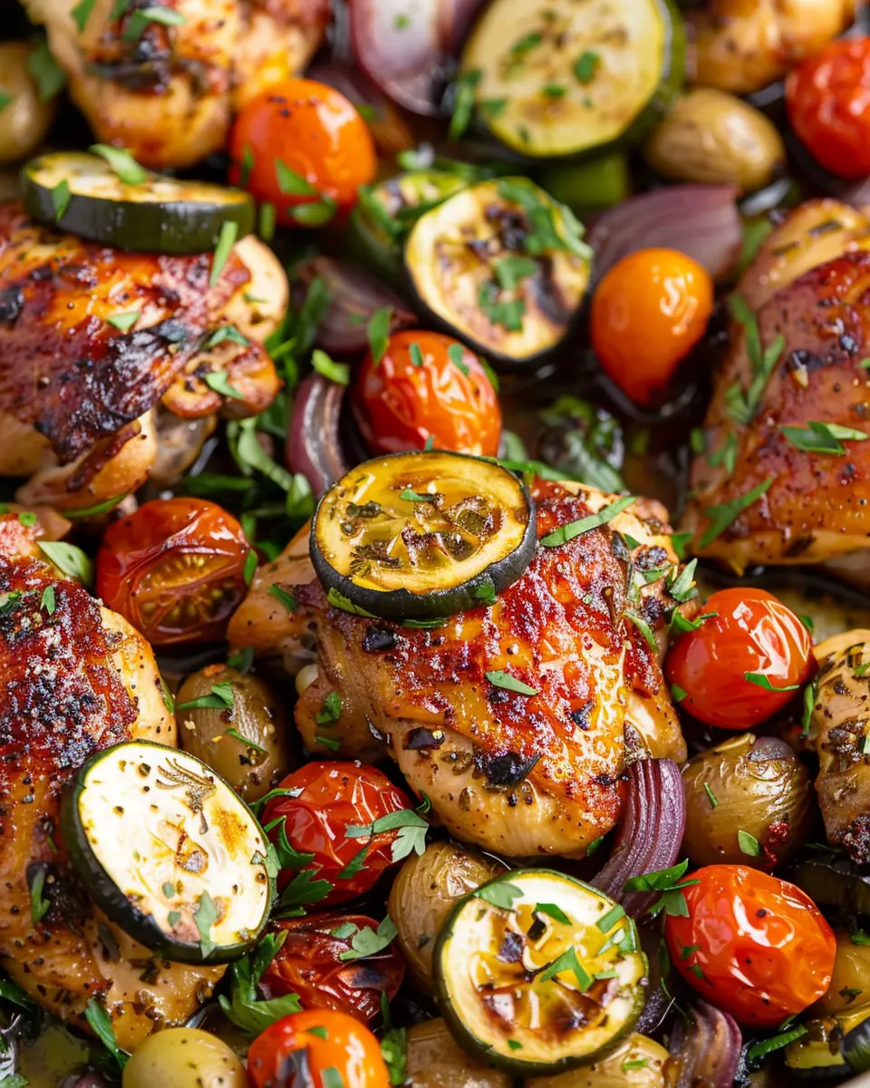 Mediterranean Sheet Pan Chicken: Easy, Flavorful Family Delight