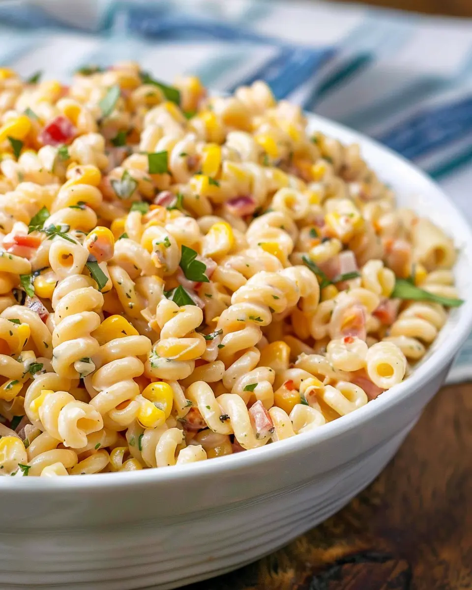 Street Corn Pasta Salad: Easy and Flavorful for Any Meal