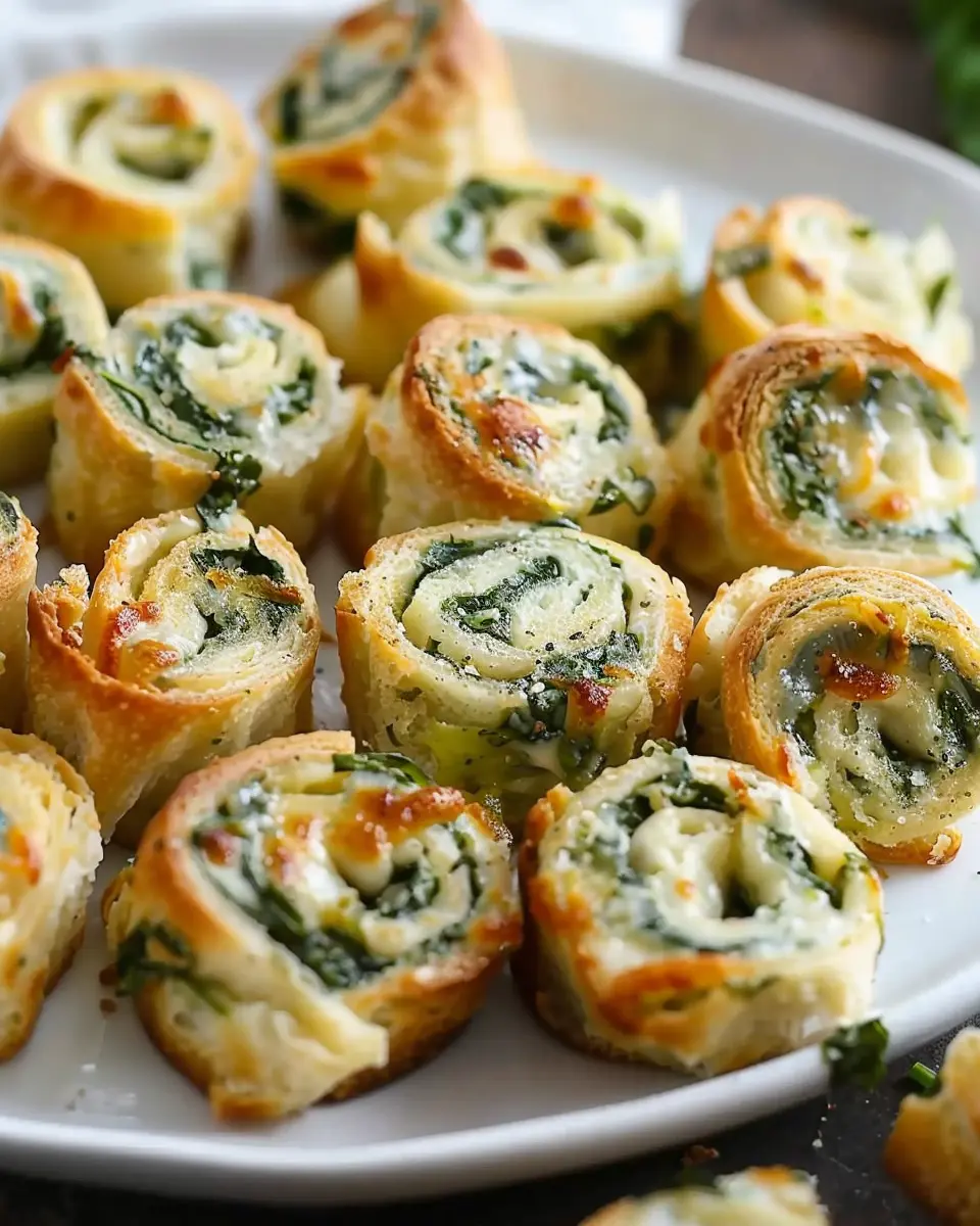 Easy Spinach Dip in Bite-Sized Pinwheels: A Delicious Twist