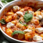 Creamy Tomato Gnocchi with Burrata