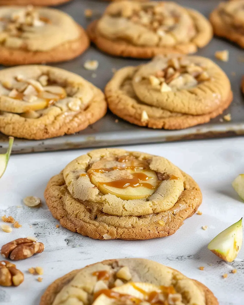 The best chewy caramel apple cookies for a delightful treat
