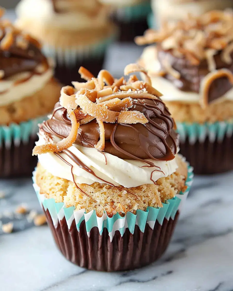 Samoas Cupcakes: Easy Indulgence for Coconut Lovers at Home