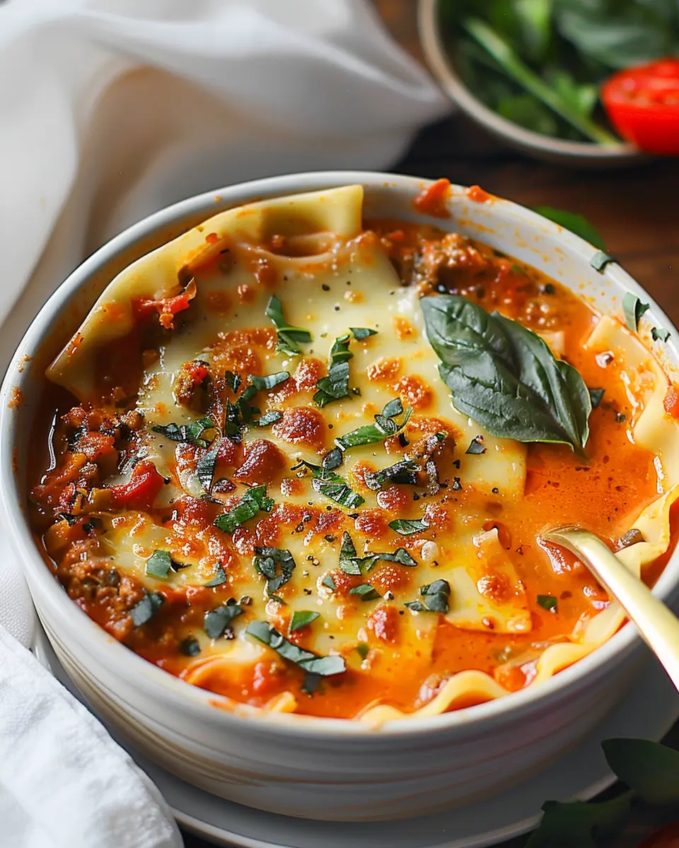 Pot Creamy Lasagna Soup: Indulgent Comfort with Turkey Bacon