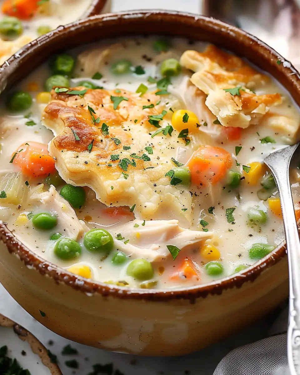Healthy chicken pot pie soup: A comforting, guilt-free delight