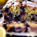 Blueberry Zucchini Bread with a Lemon Glaze