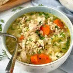 Hearty Chicken and Rice Soup