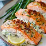 Baked Boursin Salmon