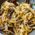 Garlic Mushroom Pasta