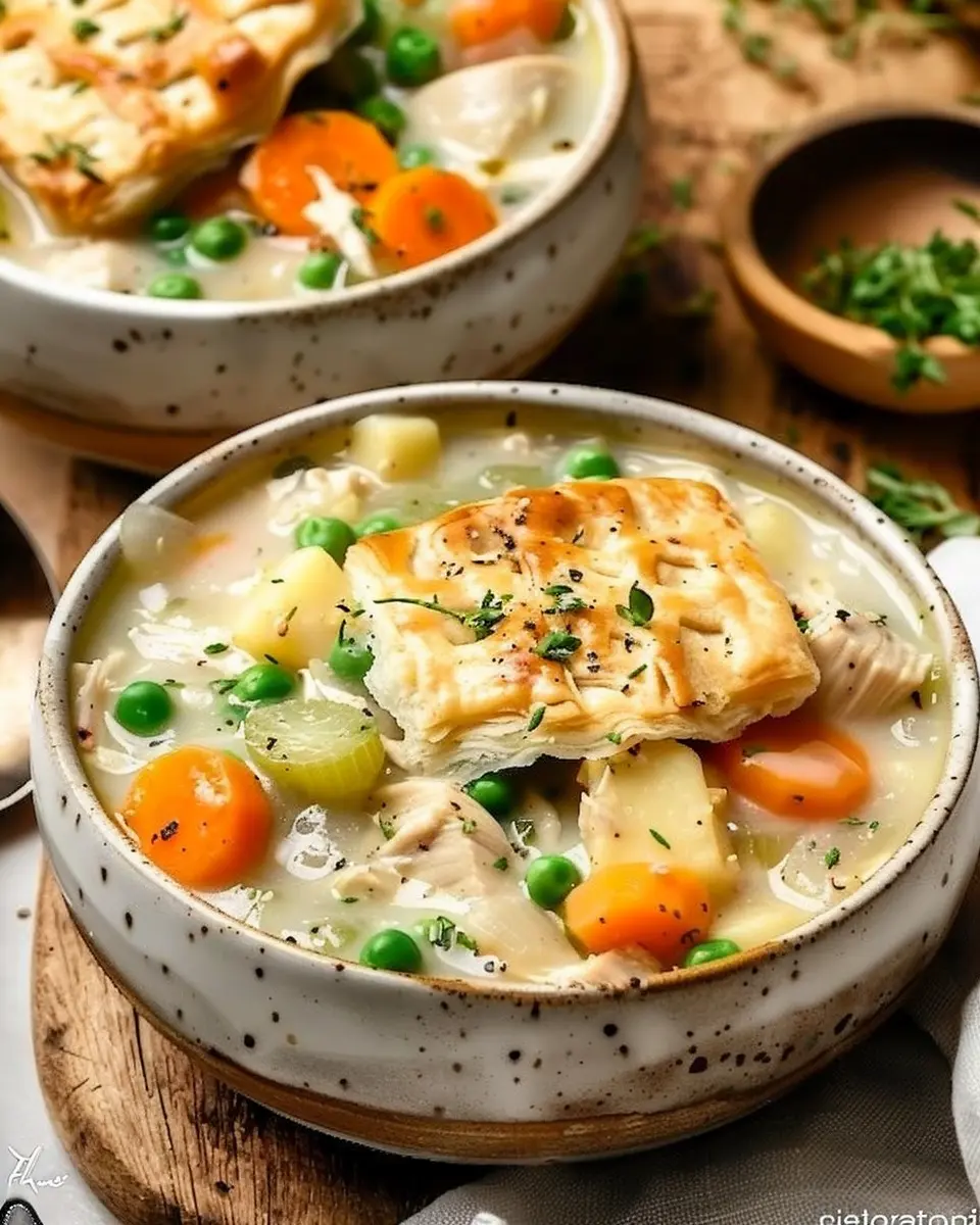 Healthy Chicken Pot Pie Soup: A Cozy, Guilt-Free Favorite