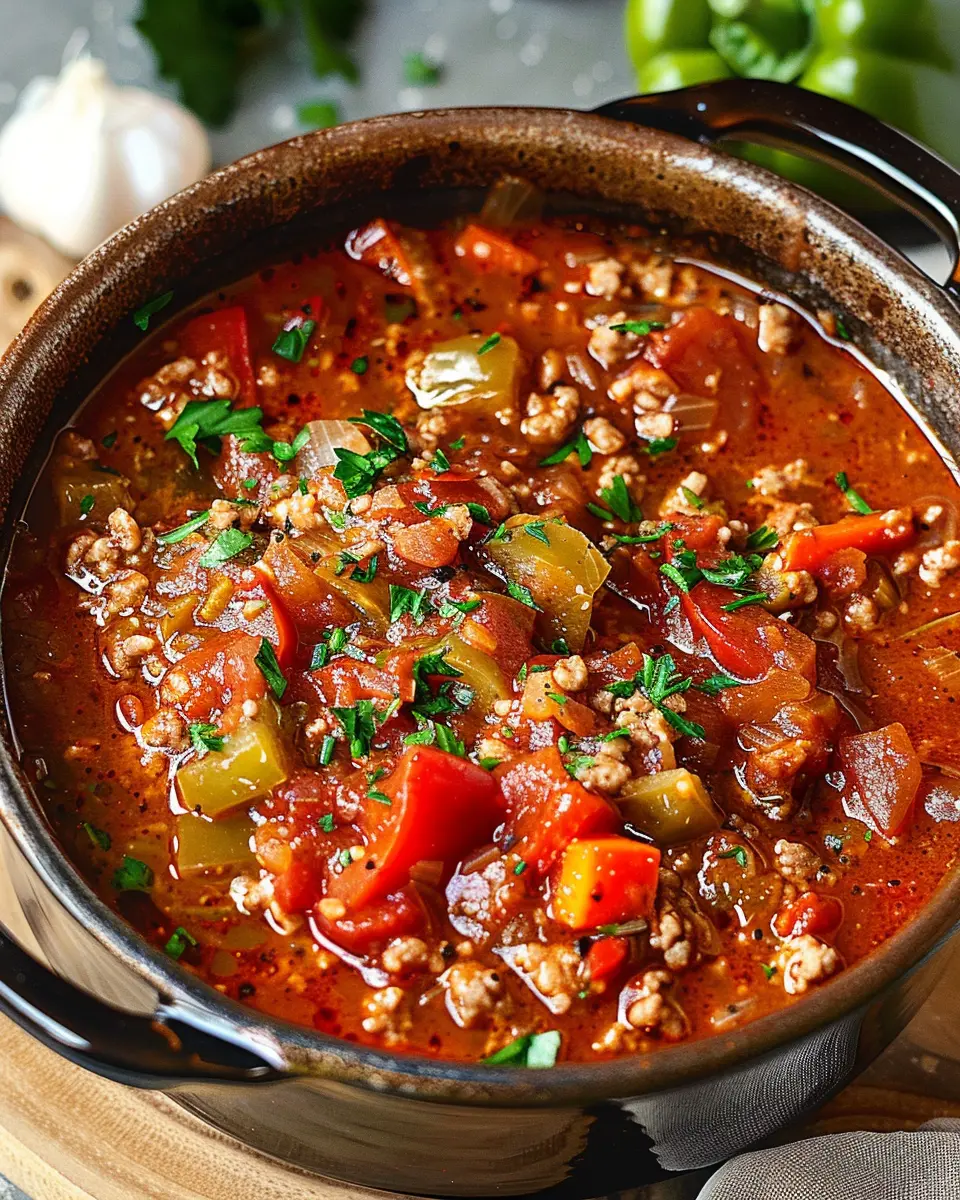 Stuffed Pepper Soup: A Hearty, Comforting Bowl to Savor