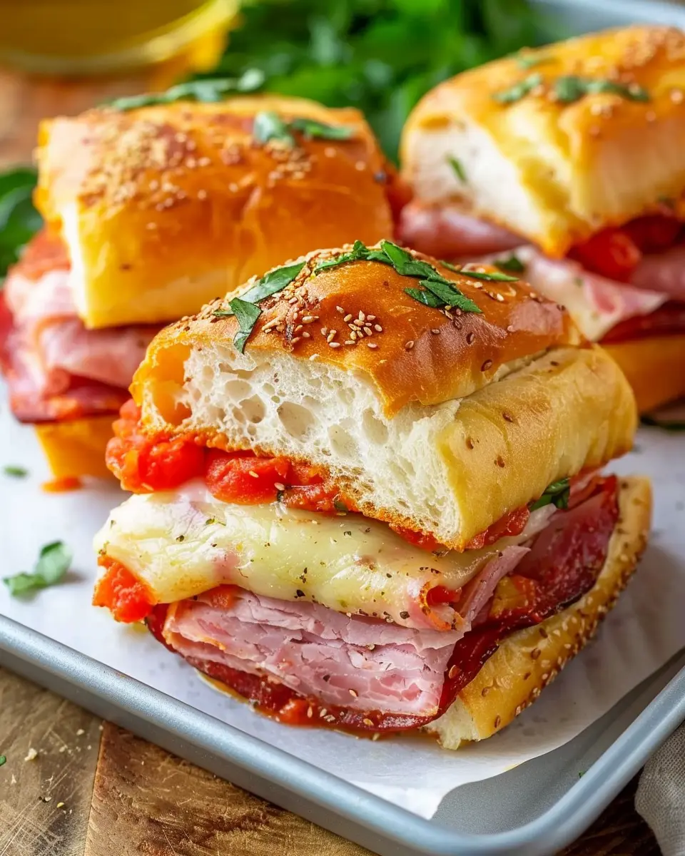 Hot Italian Sub Sliders: Easy, Indulgent Twist with Turkey Bacon