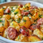 Cheesy Ranch Potatoes and Smoked Sausage Delight