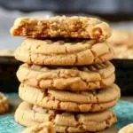 Thick and Chewy Peanut Butter Cookies