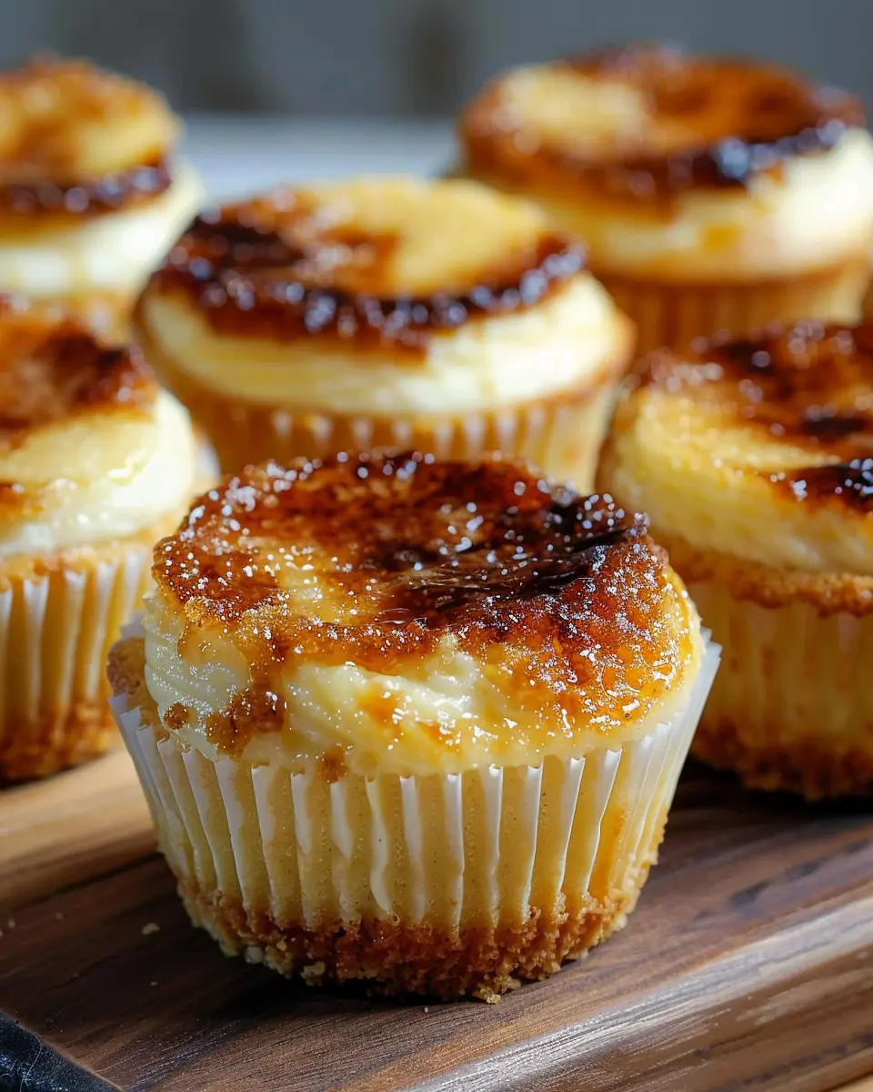Crème Brûlée Cheesecake Cupcakes: Easy Indulgence at Home