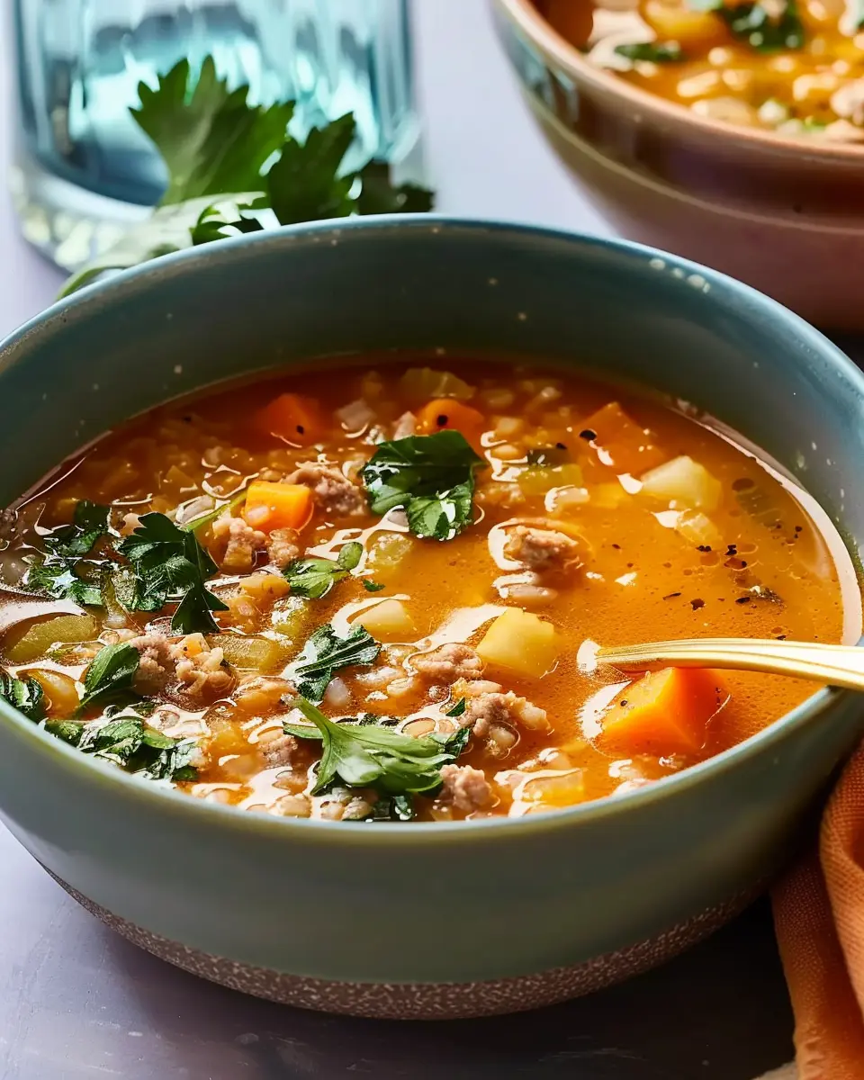 Italian Penicillin Soup: Easy Comfort Food with Turkey Bacon and Chicken Ham