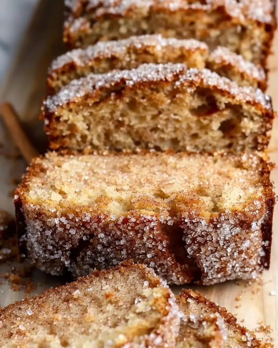 Apple Cider Donut Bread with Cinnamon Sugar Topping Recipe Delight