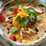 Easy Creamy Chicken Taco Soup
