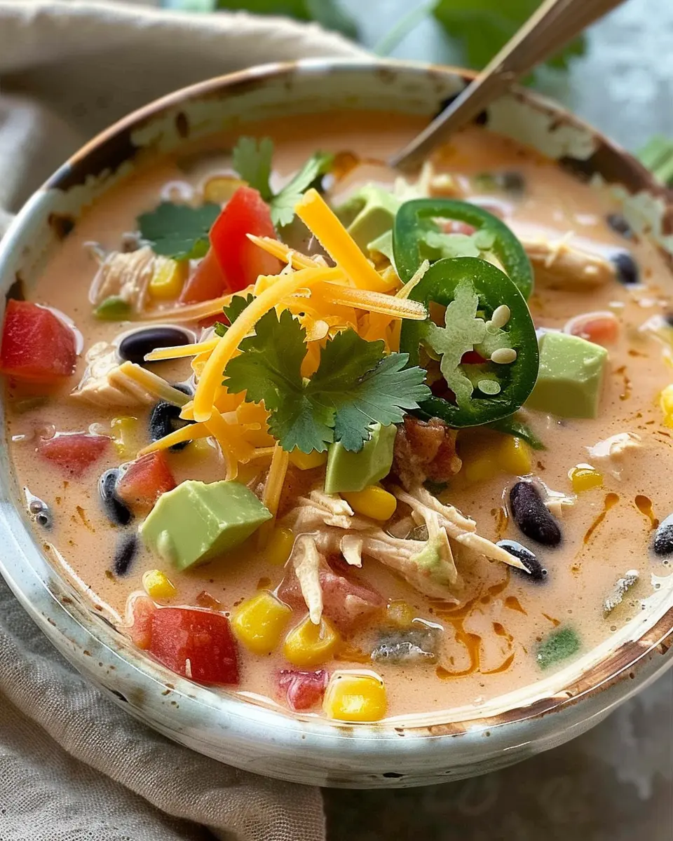 Easy Creamy Chicken Taco Soup: Your New Favorite Comfort Dish