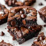 The BEST Fudgy Chewy Brookies