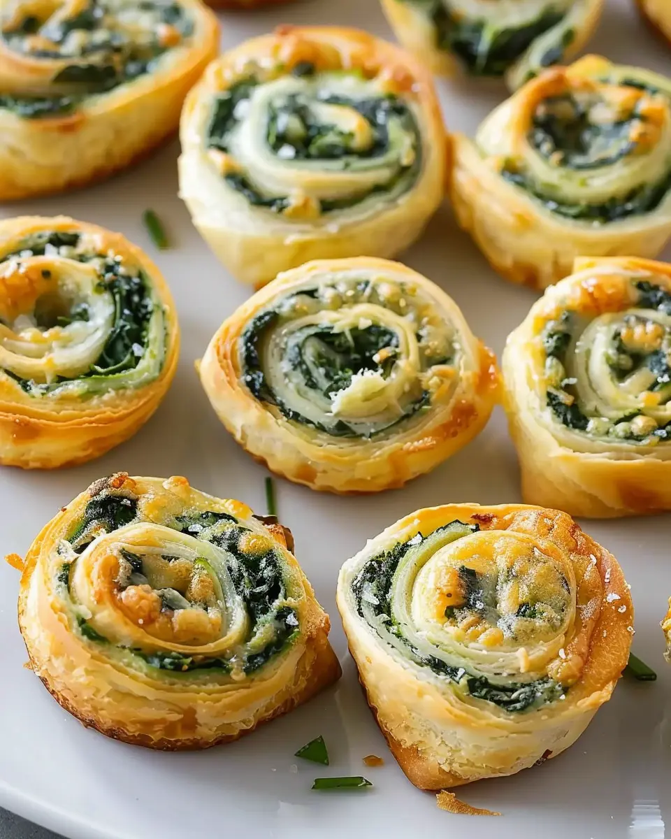 Spinach Dip Pinwheels: Easy Bites of Flavorful Delight
