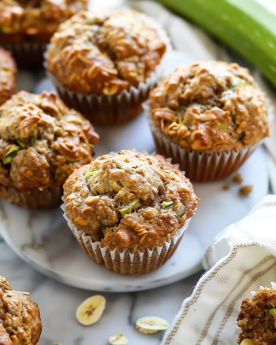 Hearty Whole Wheat Banana Zucchini Muffins for Cozy Mornings