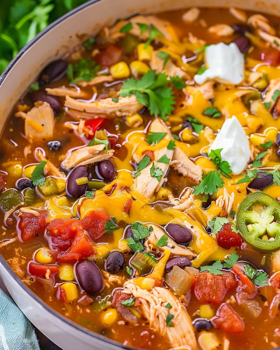 Easy Chicken Taco Soup: A Cozy, Flavor-Packed Weeknight Dinner