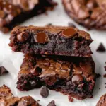 The BEST Fudgy Chewy Brookies