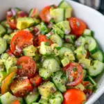 Cucumber Tomato Avocado Salad