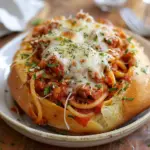 Bread Bowl Spaghetti