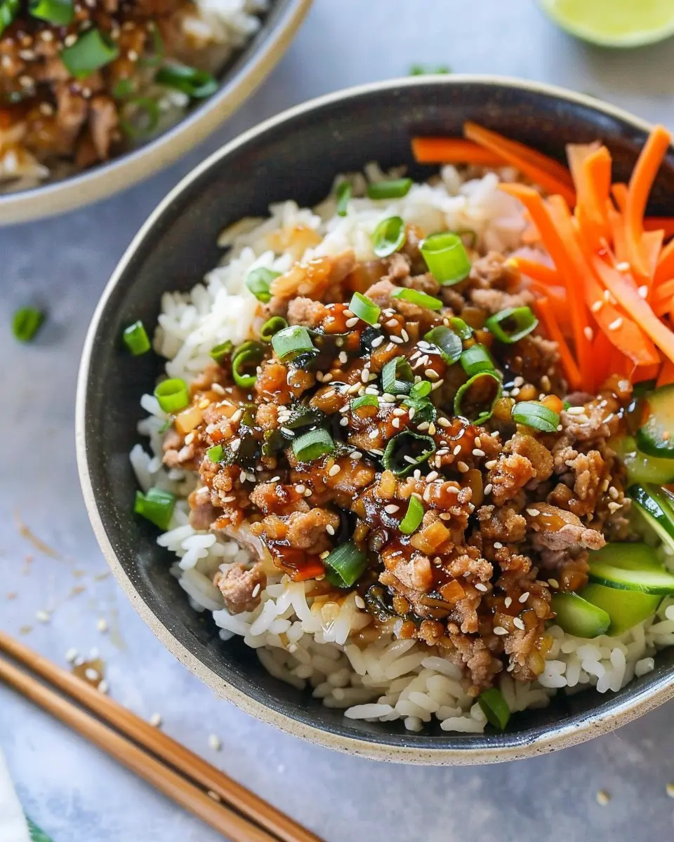 Healthy Ground Turkey Teriyaki Rice Bowl: A Flavorful Twist for Dinner