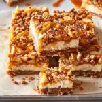 Caramel Apple Cheesecake Bars