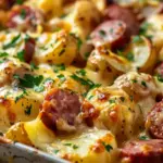Cheesy Ranch Potatoes and Smoked Sausage
