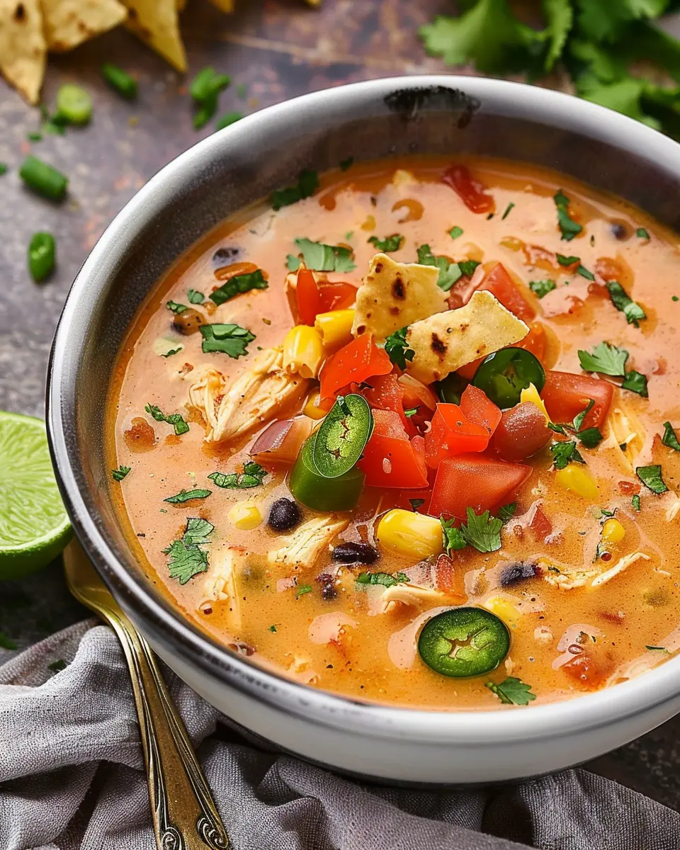 Creamy Chicken Tortilla Soup: The Best Comforting Recipe Ever