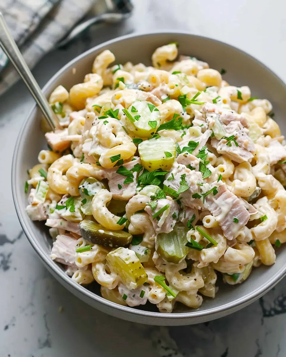 Tuna Macaroni Salad with Pickles: The Ultimate Easy Recipe